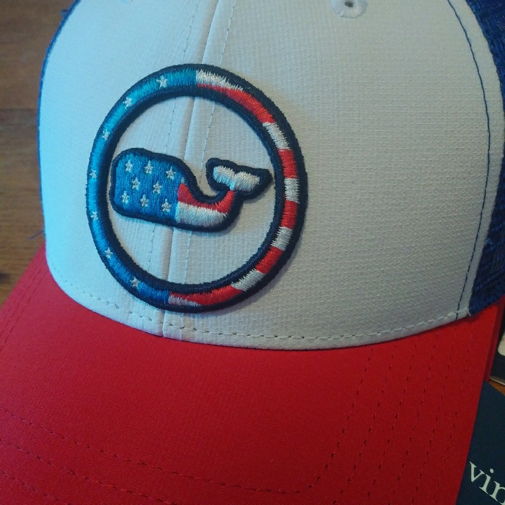 Vineyard Vines Patriotic Trucker Hat